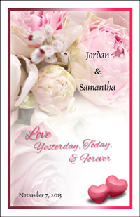 Wedding Program Cover Template 3 - Version 2